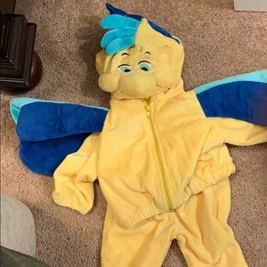 Two piece flounder costume